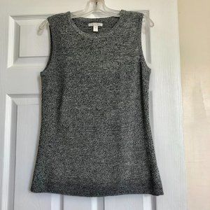 Womens Gray Knit Sweater Vest Medium
